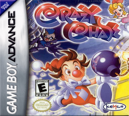 Crazy Chase box art for GameBoy Advance